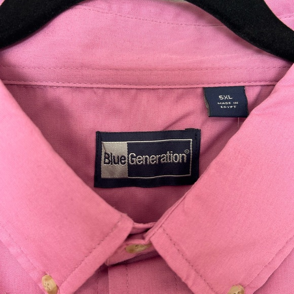 Blue Generation Men’s Long Sleeved Button Down Shirt - Picture 3 of 5